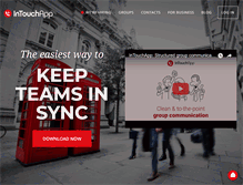 Tablet Screenshot of intouchapp.com